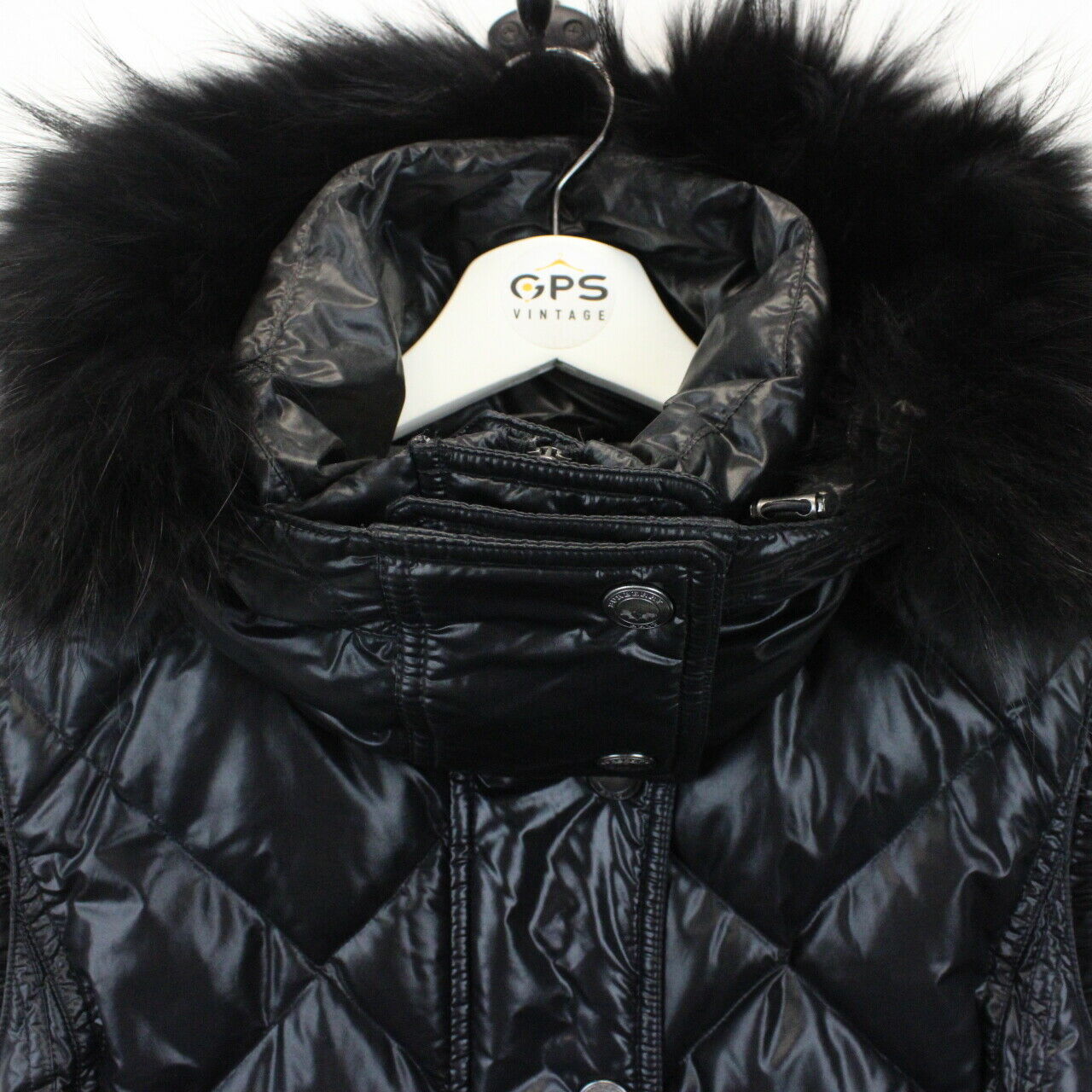 Womens BURBERRY Goose Down Bodywarmer Black | XS