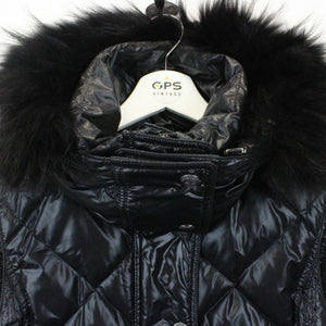 Womens BURBERRY Goose Down Bodywarmer Black | XS