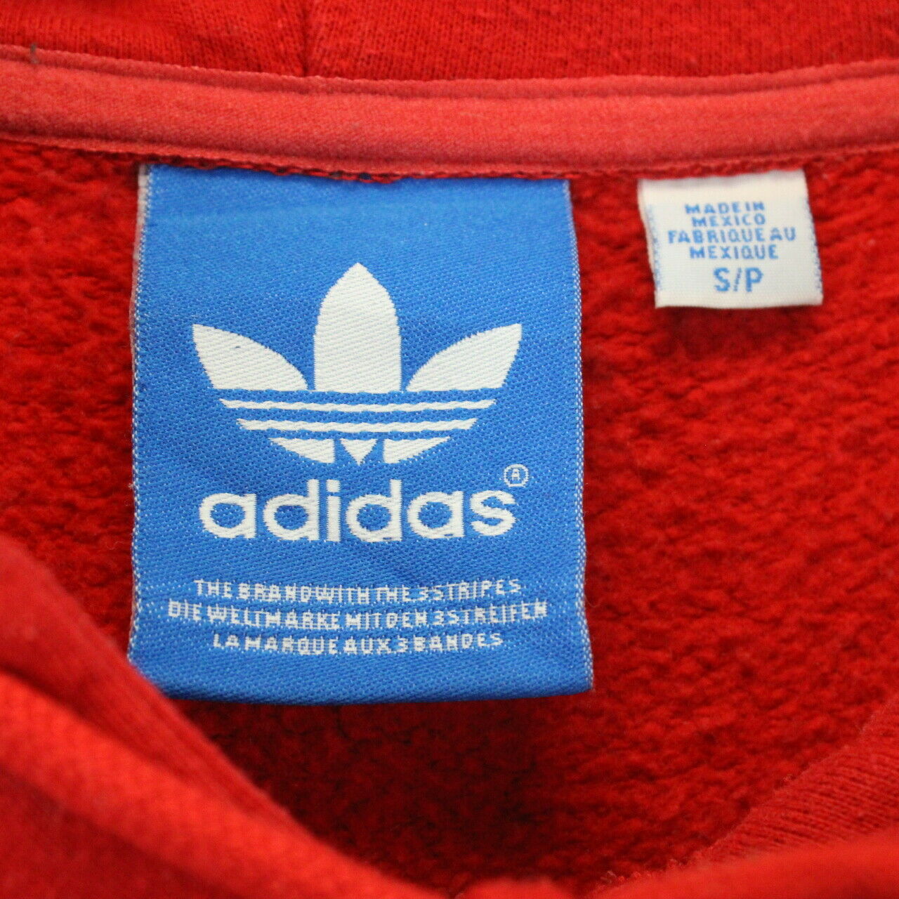 ADIDAS Hoodie Red | Small