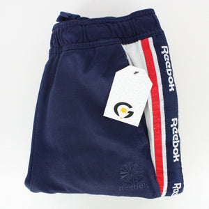 Mens REEBOK Joggers Navy Blue | Small
