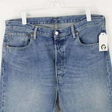 Load image into Gallery viewer, Mens LEVIS 501 CT Jeans Mid Blue | W38 L32
