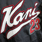 Vintage 90s KARL KANI Track Top Jacket Black | Medium