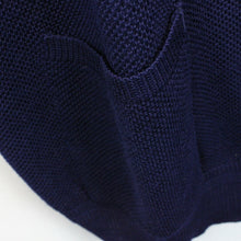 Load image into Gallery viewer, CHEMISE LACOSTE 90s Knit Cardigan Navy Blue | XL
