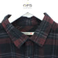 Flannel Plaid Shirt Black | Large