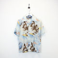 80s Hawaiian Shirt Multicolour | Small