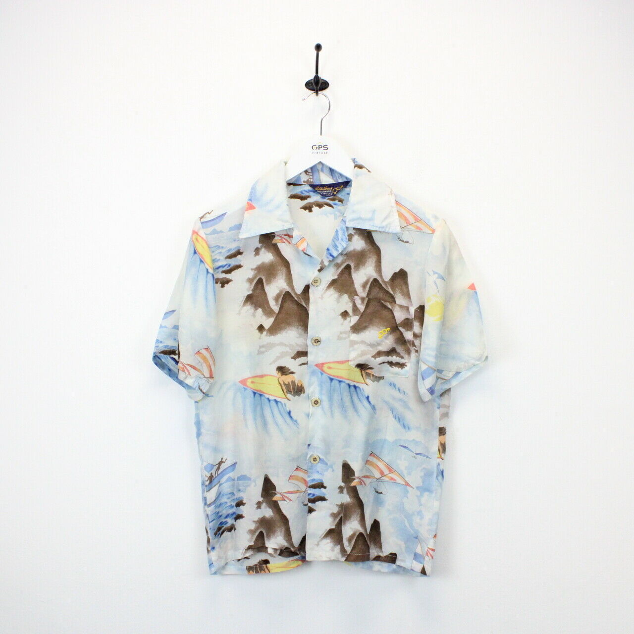 80s Hawaiian Shirt Multicolour | Small