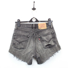 Load image into Gallery viewer, Womens LEVIS 501 Shorts Grey Charcoal | W28
