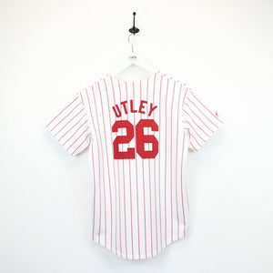 MLB 00s Philadelphia PHILLIES Jersey White | XS