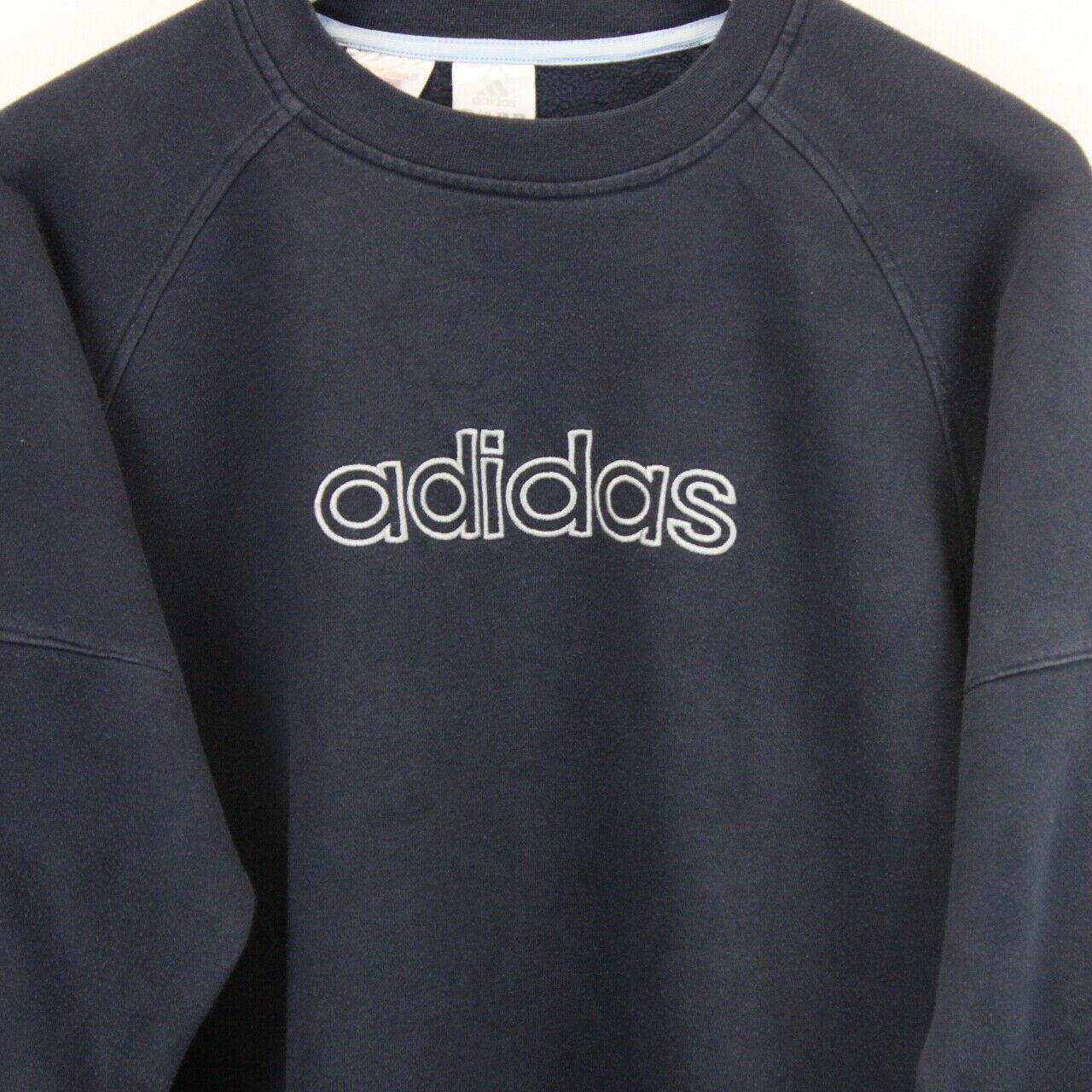 ADIDAS 00s Sweatshirt Navy Blue | Small
