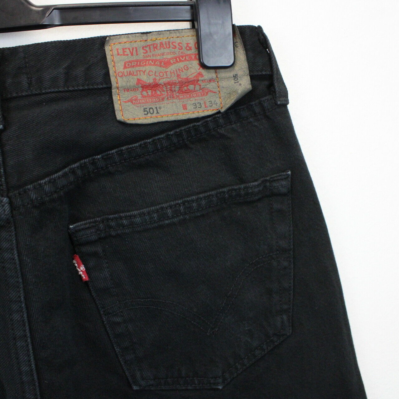 LEVIS 501 Jeans Black | W33 L34