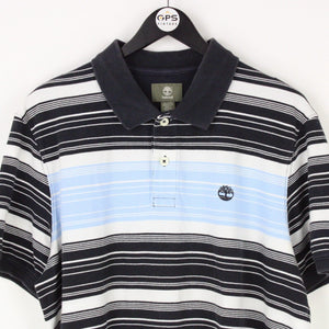 Mens TIMBERLAND 00s Polo Shirt Black | XL