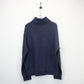 RALPH LAUREN Knit Sweatshirt Navy Blue | XL