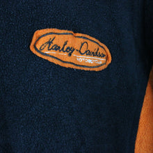 Load image into Gallery viewer, Womens Vintage HARLEY DAVIDSON 1/4 Zip Fleece Black | XL
