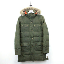 Load image into Gallery viewer, Womens BARBOUR Waxed Down Jacket Green | Medium
