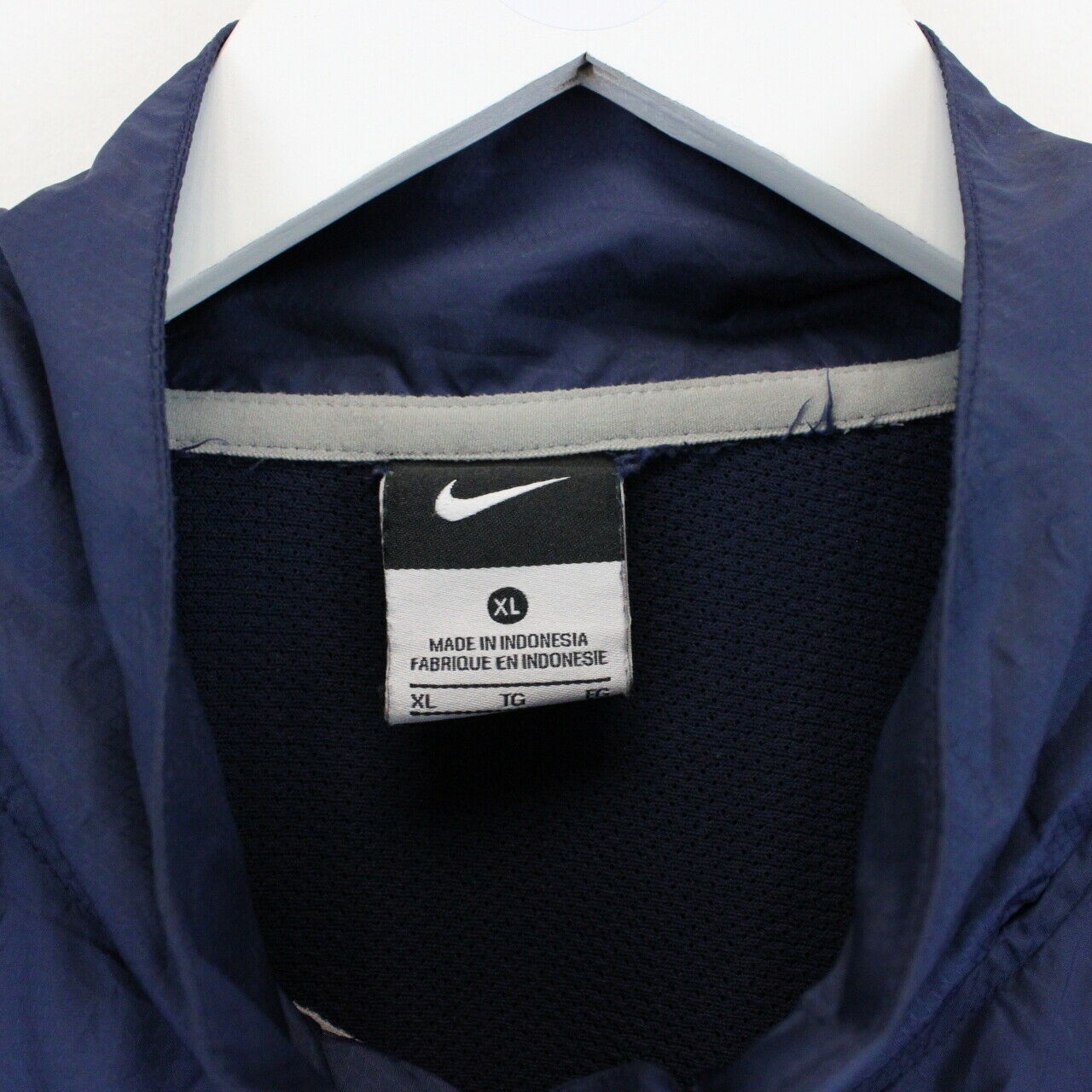 NIKE Track Top Jacket Navy Blue | XL