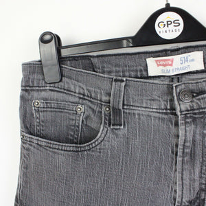 LEVIS 514 Jeans Grey Charcoal | W34 L30