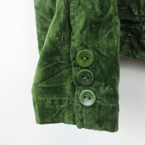 Womens NILI LOTAN Velvet Blazer Green | Small
