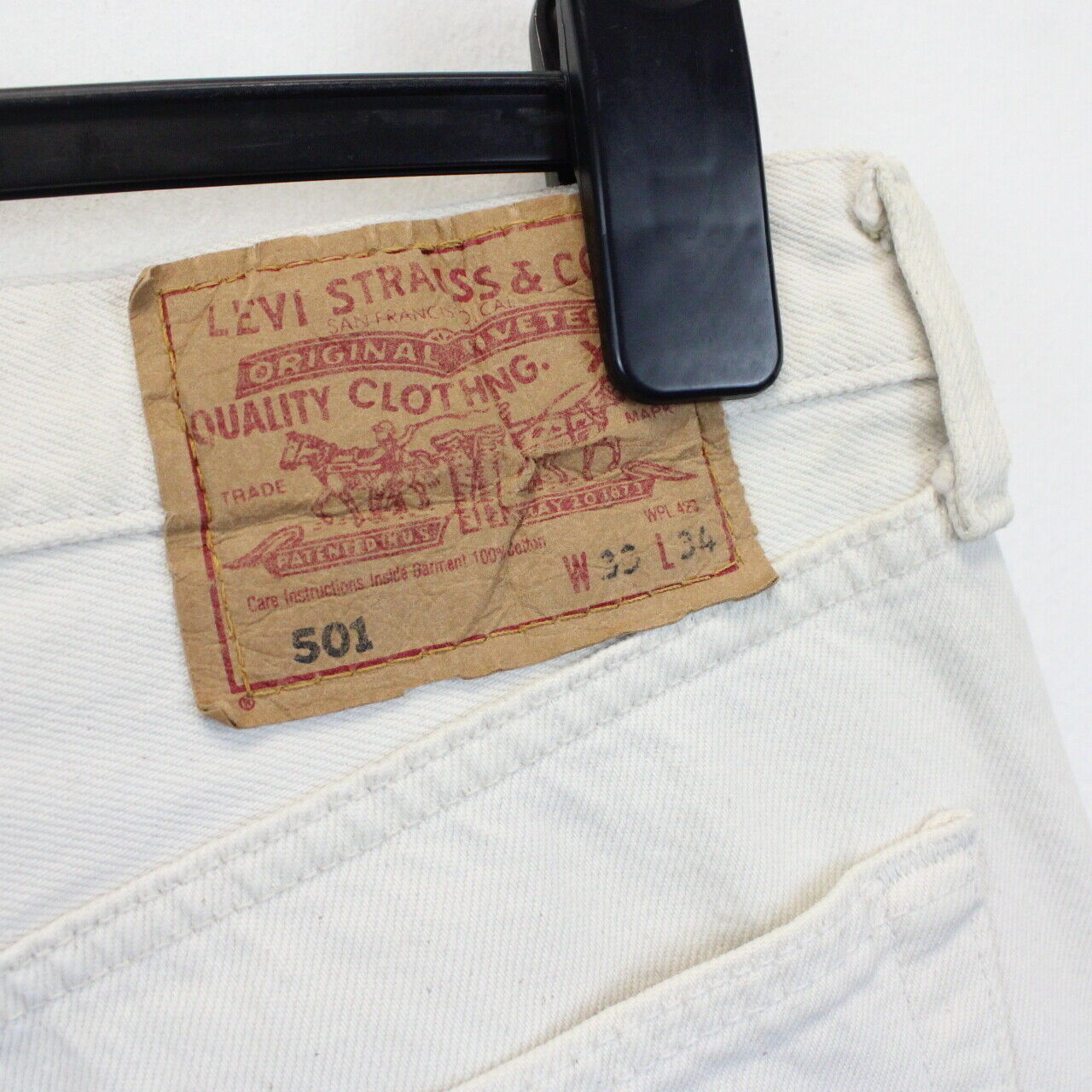 LEVIS 501 Jeans Beige | W33 L34