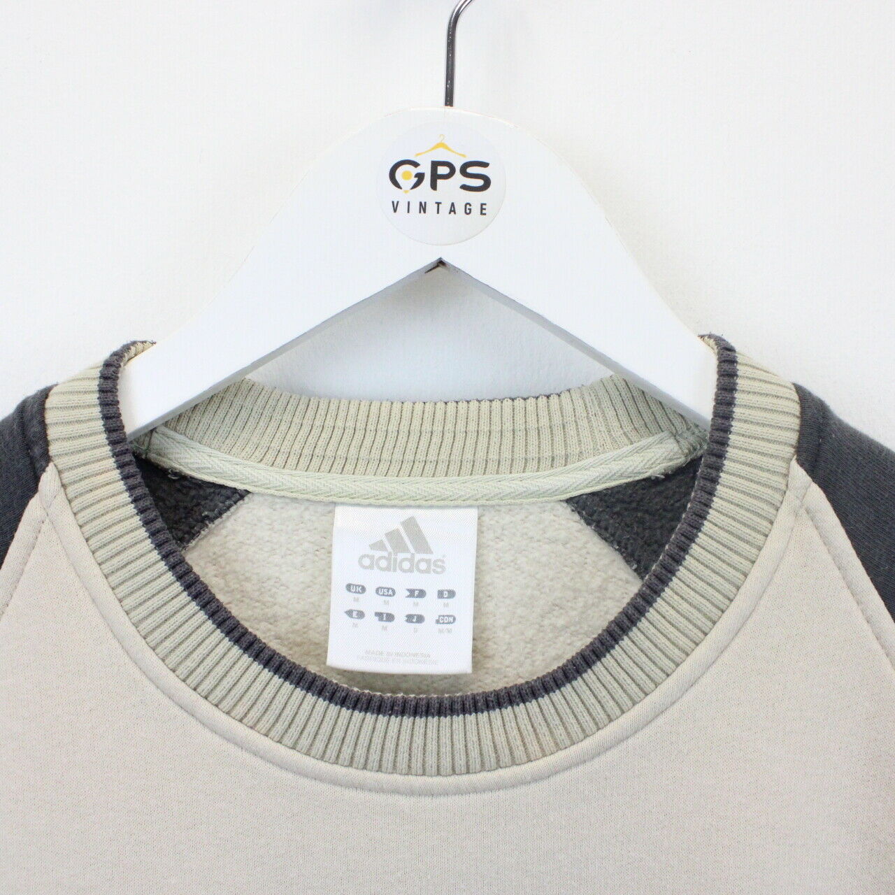 ADIDAS 00s Sweatshirt Beige | Medium