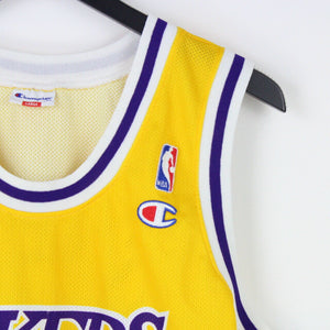 Mens NBA CHAMPION 00s LA LAKERS Jersey Gold | Large