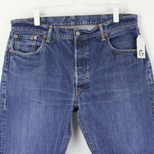 Load image into Gallery viewer, Mens LEVIS 501 Jeans Mid Blue | W38 L32
