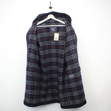 Load image into Gallery viewer, BURBERRYS 90s Wool Duffle Coat Navy Blue | Large
