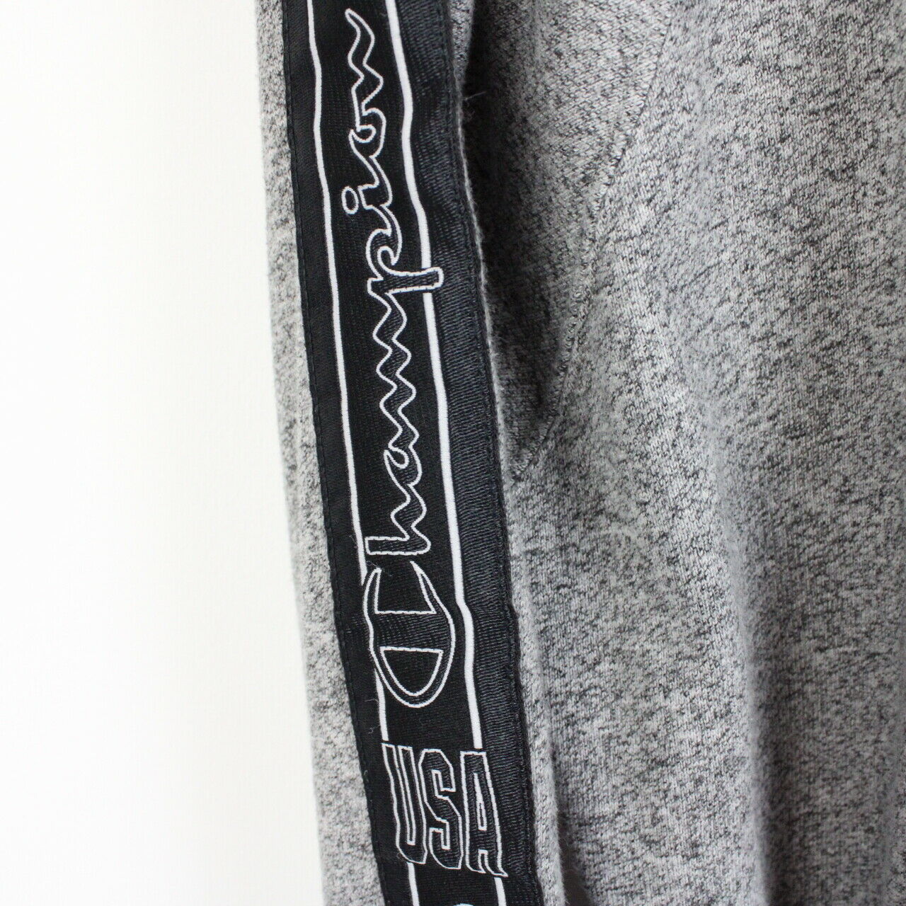 CHAMPION USA 90s 1/4 Zip Sweatshirt Grey | Small