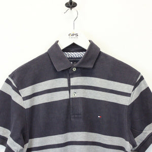 TOMMY HILFIGER Polo Shirt Grey | Small