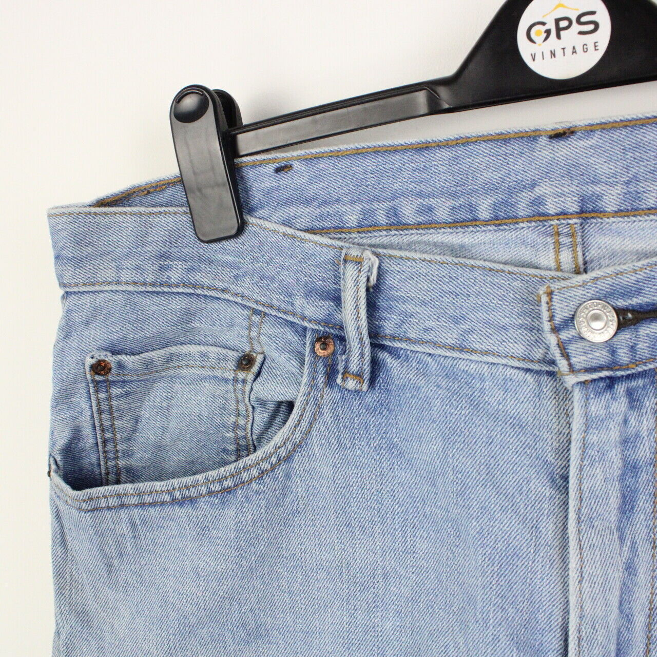 Mens LEVIS 560 Jeans Light Blue | W40 L32