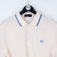 Mens FRED PERRY Polo Shirt Pink | Medium