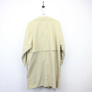 Womens BURBERRYS 90s Mac Trench Coat Beige | Large