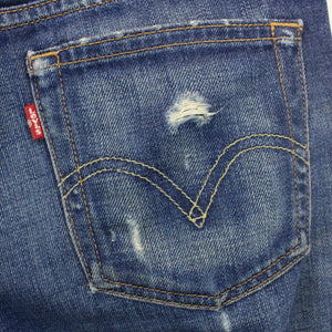 Womens LEVIS 501 Jeans Dark Blue | W32 L32