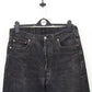 LEVIS 501 Jeans Black Charcoal | W33 L34