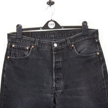 Load image into Gallery viewer, LEVIS 501 Jeans Black Charcoal | W36 L32
