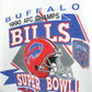 NFL 90s Buffalo BILLS Sweatshirt White | Medium