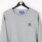 Mens ADIDAS ORIGINALS Sweatshirt Grey | Large