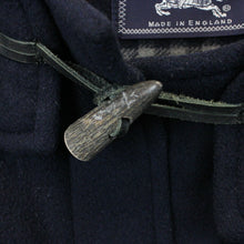 Load image into Gallery viewer, BURBERRYS 90s Wool Duffle Coat Navy Blue | Large

