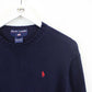 Womens RALPH LAUREN Knit Sweatshirt Navy Blue | Small