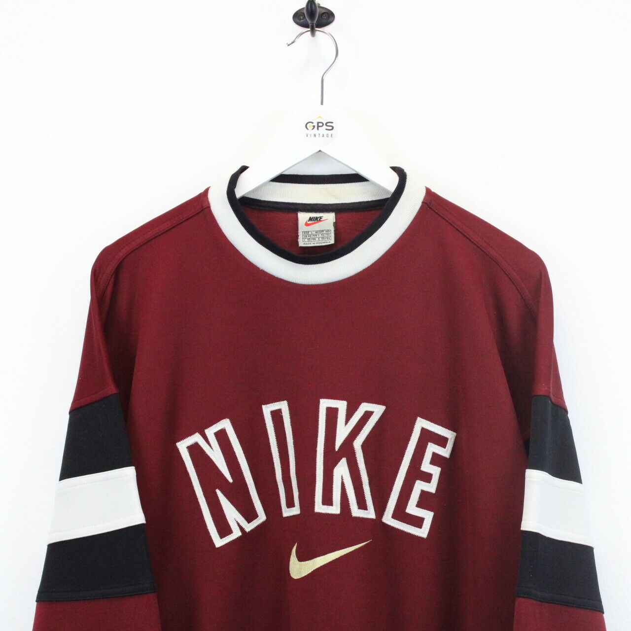 NIKE 90s Sweatshirt Red | Large