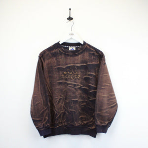 Womens ADIDAS 90s Sweatshirt Brown | Small