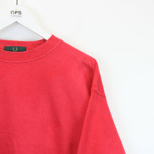 FRED PERRY 90s Sweatshirt Red | Medium
