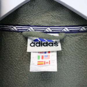 ADIDAS 90s 1/4 Zip Fleece Navy Blue | XL