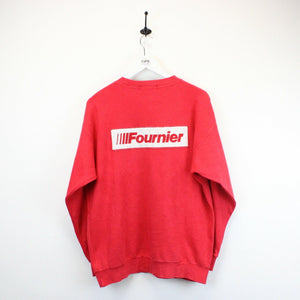 FRED PERRY 90s Sweatshirt Red | Medium