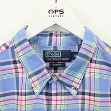 Load image into Gallery viewer, RALPH LAUREN 90s Shirt Blue | XL
