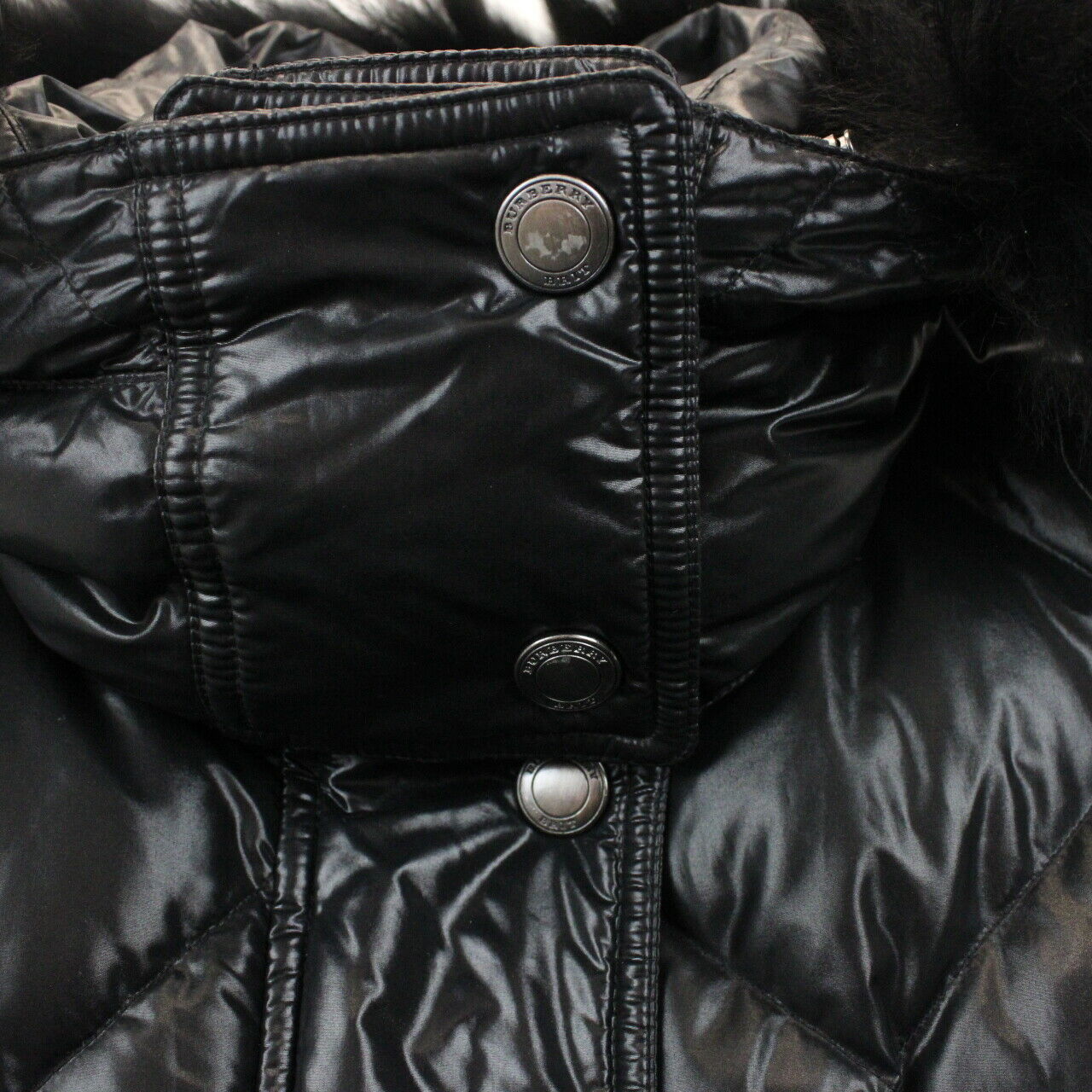 Womens BURBERRY Goose Down Bodywarmer Black | XS