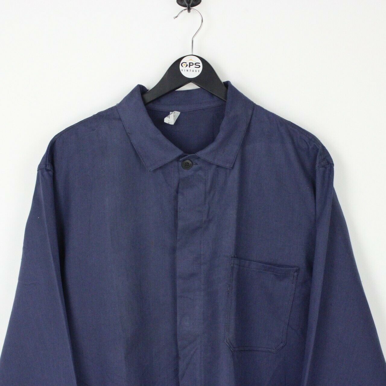 Mens Worker Chore Jacket Navy Blue | XL