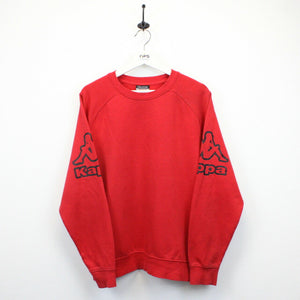 KAPPA 00s Sweatshirt Red | Medium