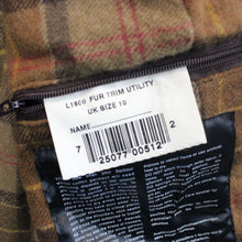Load image into Gallery viewer, Womens BARBOUR Utility Waxed Jacket Brown | Small
