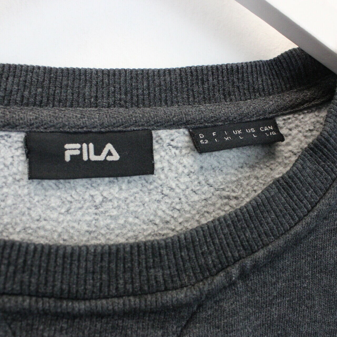 Womens FILA Sweatshirt Grey | Large