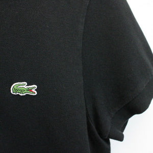 LACOSTE Polo Shirt Black | Small